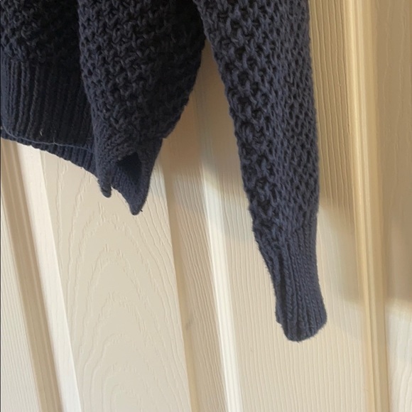 Madewell Navy Chunky Knit Sweater - Picture 3 of 3